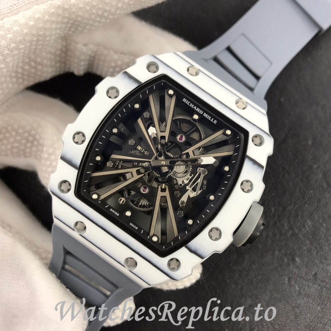 Richard Mille Replica RM12-01 Rubber strap 50MM - WatchesReplica.is