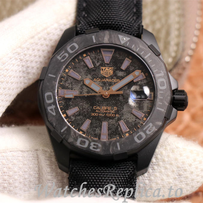 Tag Heuer Replica Aquaracer Canvas strap 41MM - WatchesReplica.is