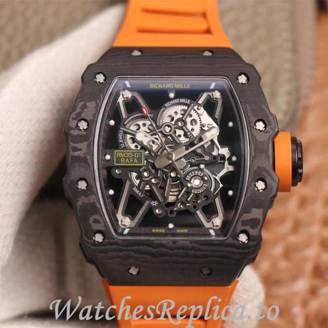 Richard Mille Replica RM035-01 Rubber strap 50MM - WatchesReplica.is