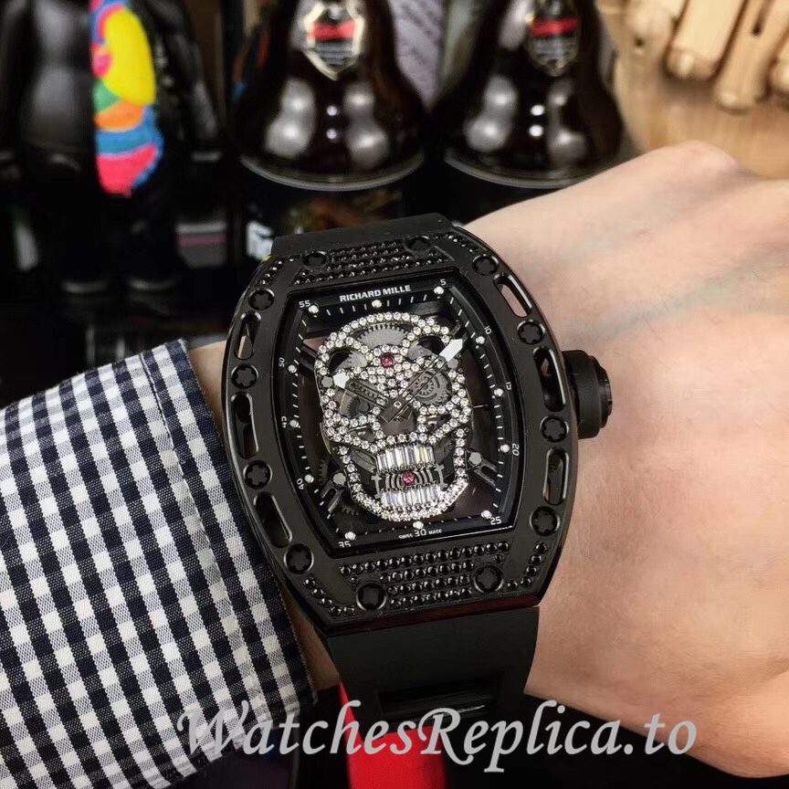 Richard Mille Replica RM052 Rubber strap 50MM - WatchesReplica.is