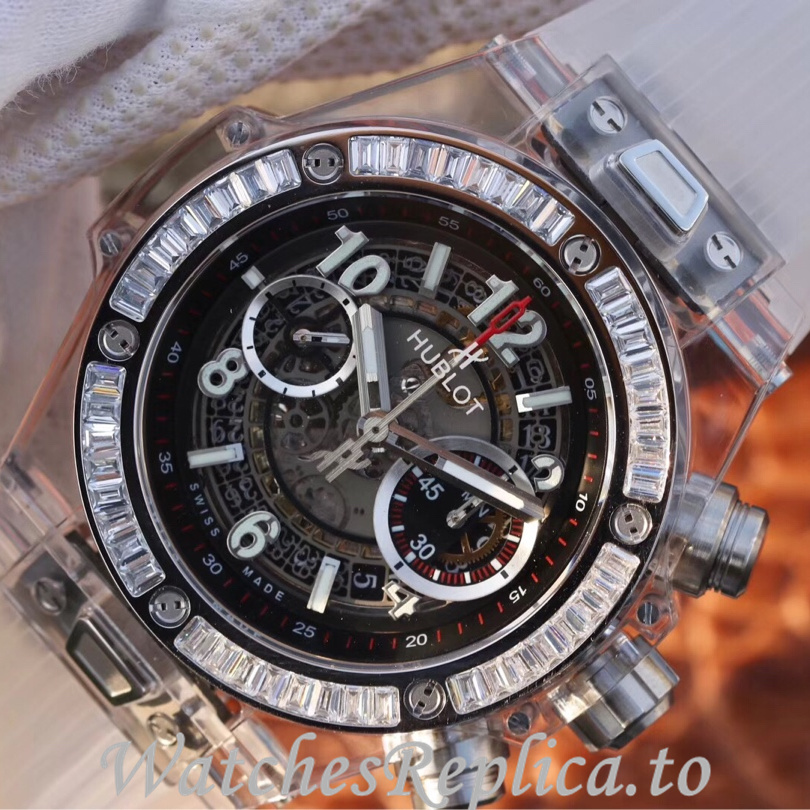 Hublot Replica 411.JX.4802.RT Rubber strap 45MM - WatchesReplica.is