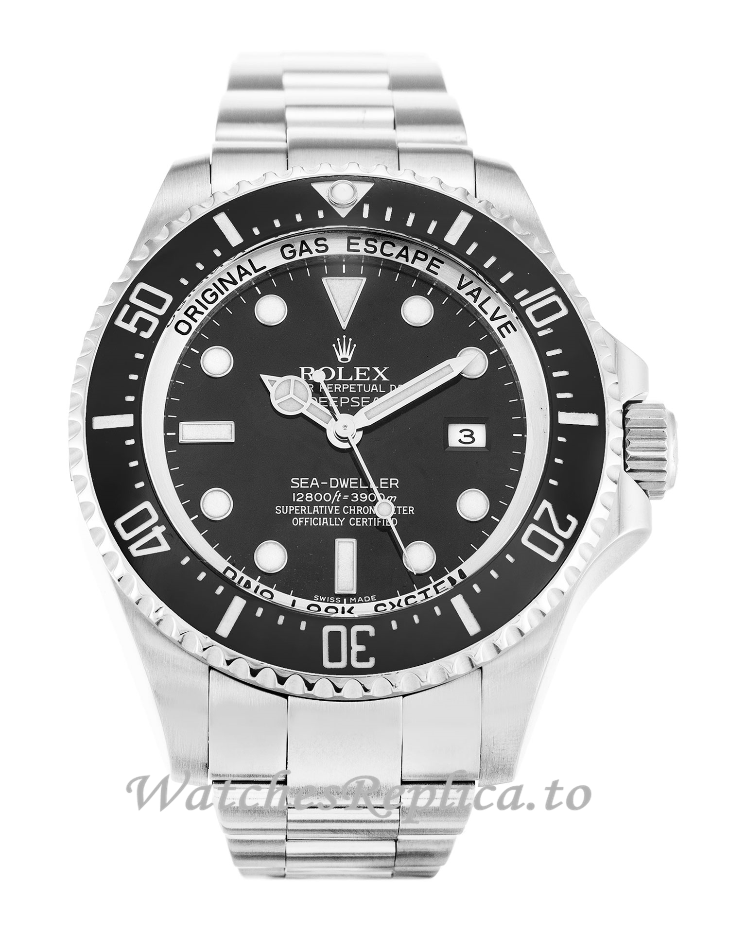 Rolex Deepsea Black Dial 116660-44 MM - WatchesReplica.is