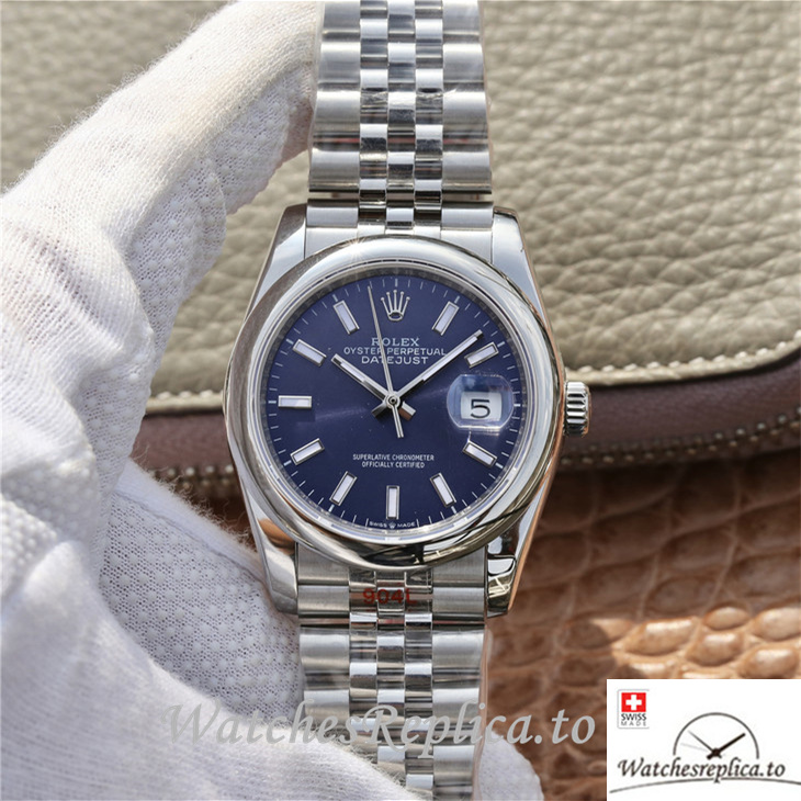 Swiss Rolex Datejust Replica 126200 Stainless steel strap 36MM - WatchesReplica.is