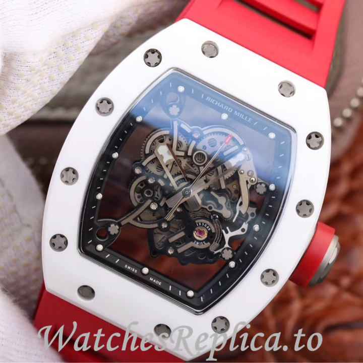 Richard Mille Replica RM055 Rubber strap 50MM - WatchesReplica.is