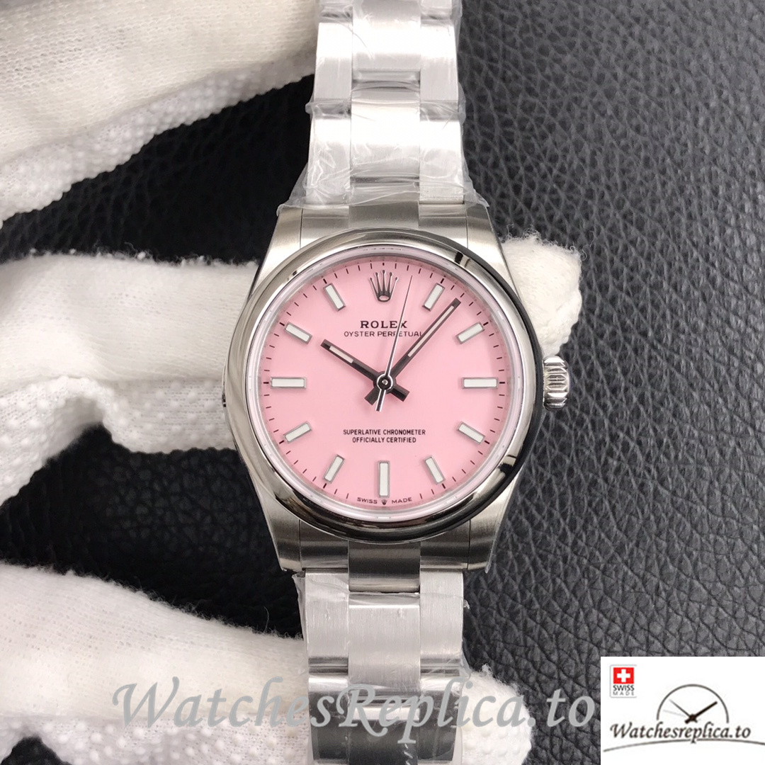 Swiss Rolex Oyster Perpetual Replica 277200 Stainless steel strap 31MM - WatchesReplica.is