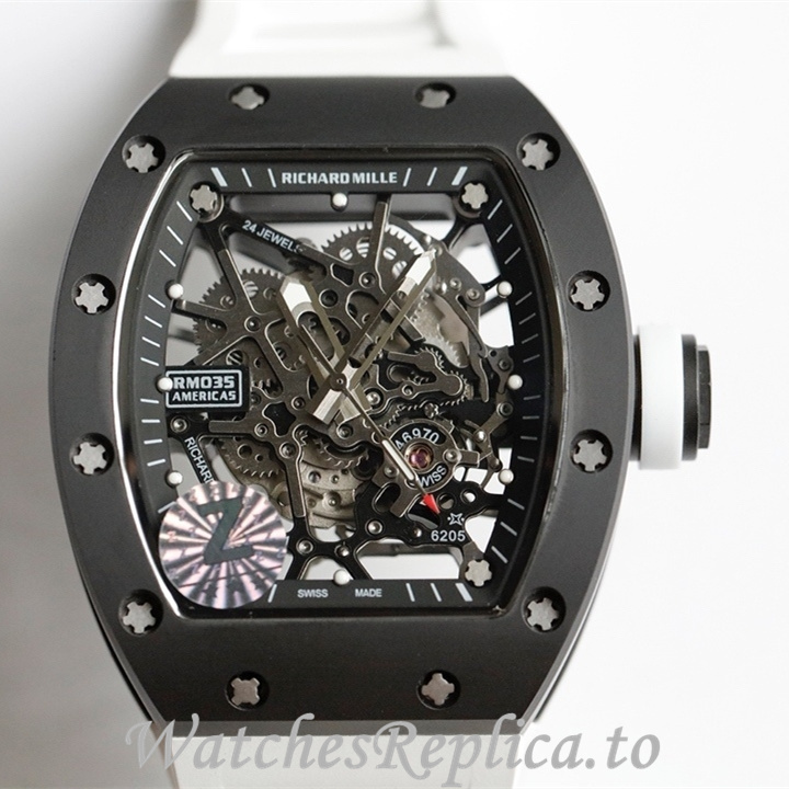 Richard Mille Replica RM035-AMERICA5 Rubber strap 50MM - WatchesReplica.is