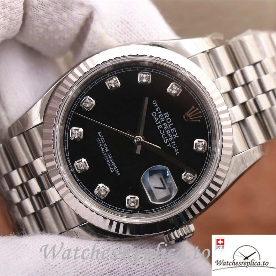 Swiss Rolex Datejust Replica 126233 Stainless steel strap 36MM - WatchesReplica.is