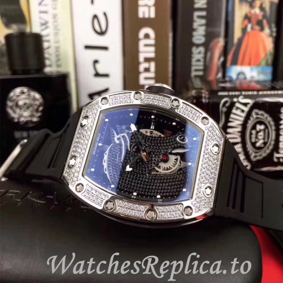 Richard Mille Replica RM52-02 Rubber strap 50MM - WatchesReplica.is
