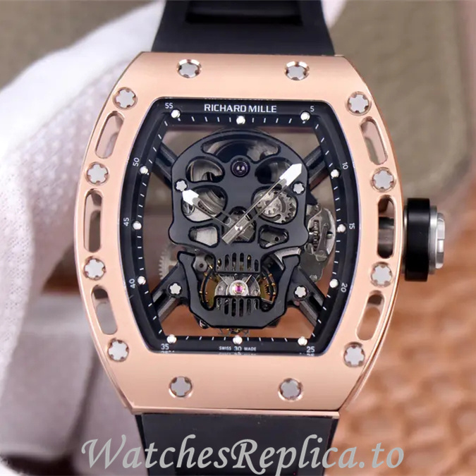 Richard Mille Replica RM52-01 Rubber strap 50MM - WatchesReplica.is
