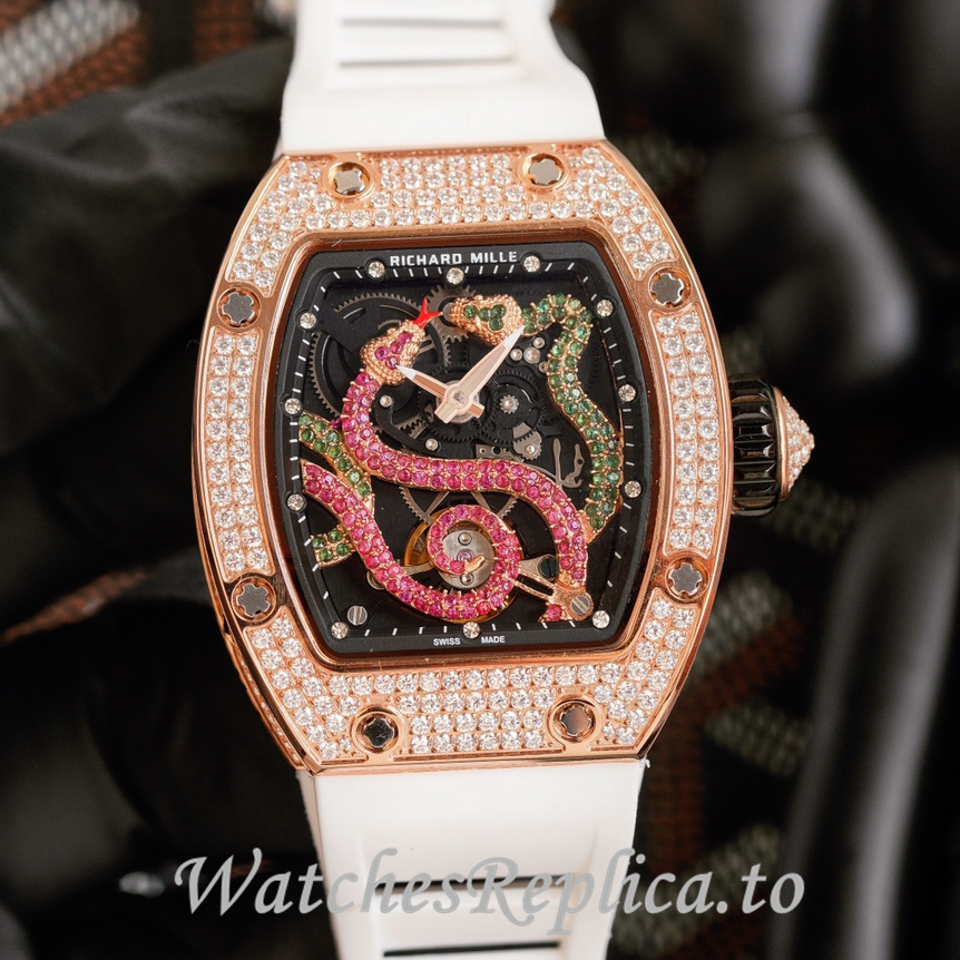 Richard Mille Replica RM26-01 Rubber strap 50MM - WatchesReplica.is