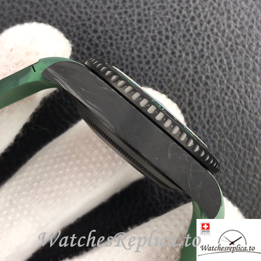 Swiss Rolex GMT-Master Replica Rubber strap 40MM - WatchesReplica.is