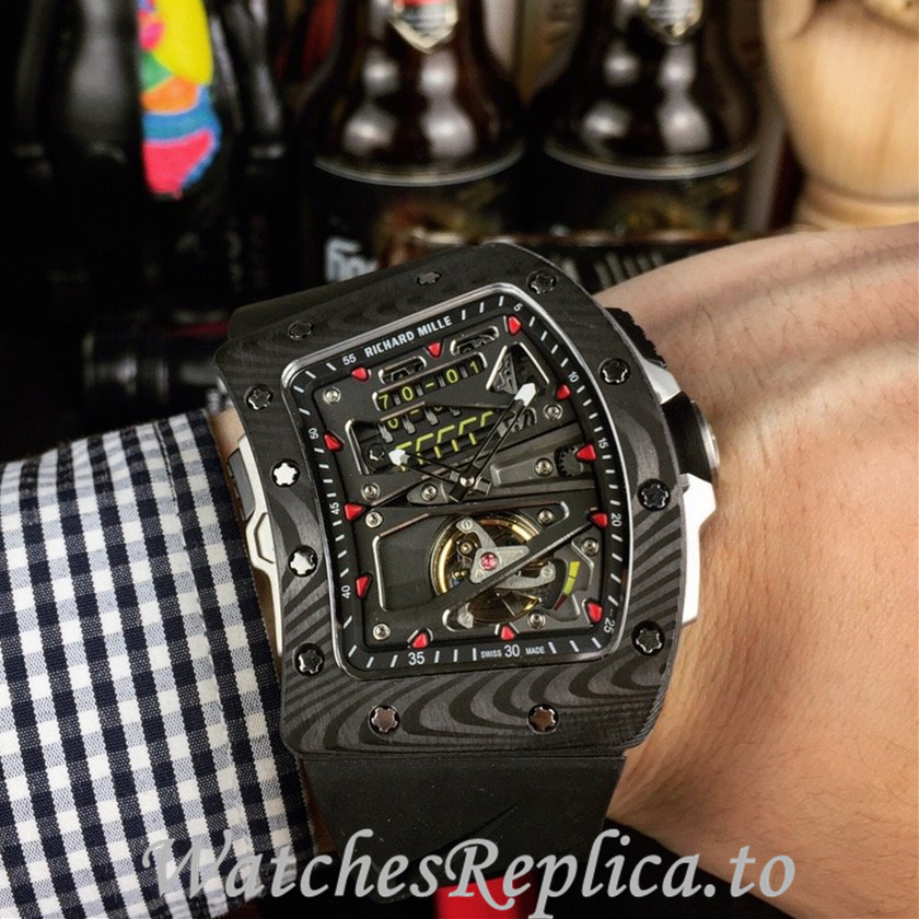 Richard Mille Replica RM70-01 Rubber strap 50MM - WatchesReplica.is