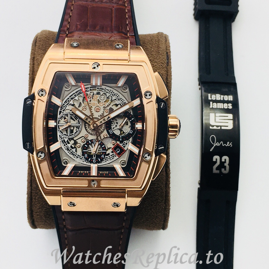 Hublot Replica SPIRIT OF BIG BANG Leather strap 42MM - WatchesReplica.is