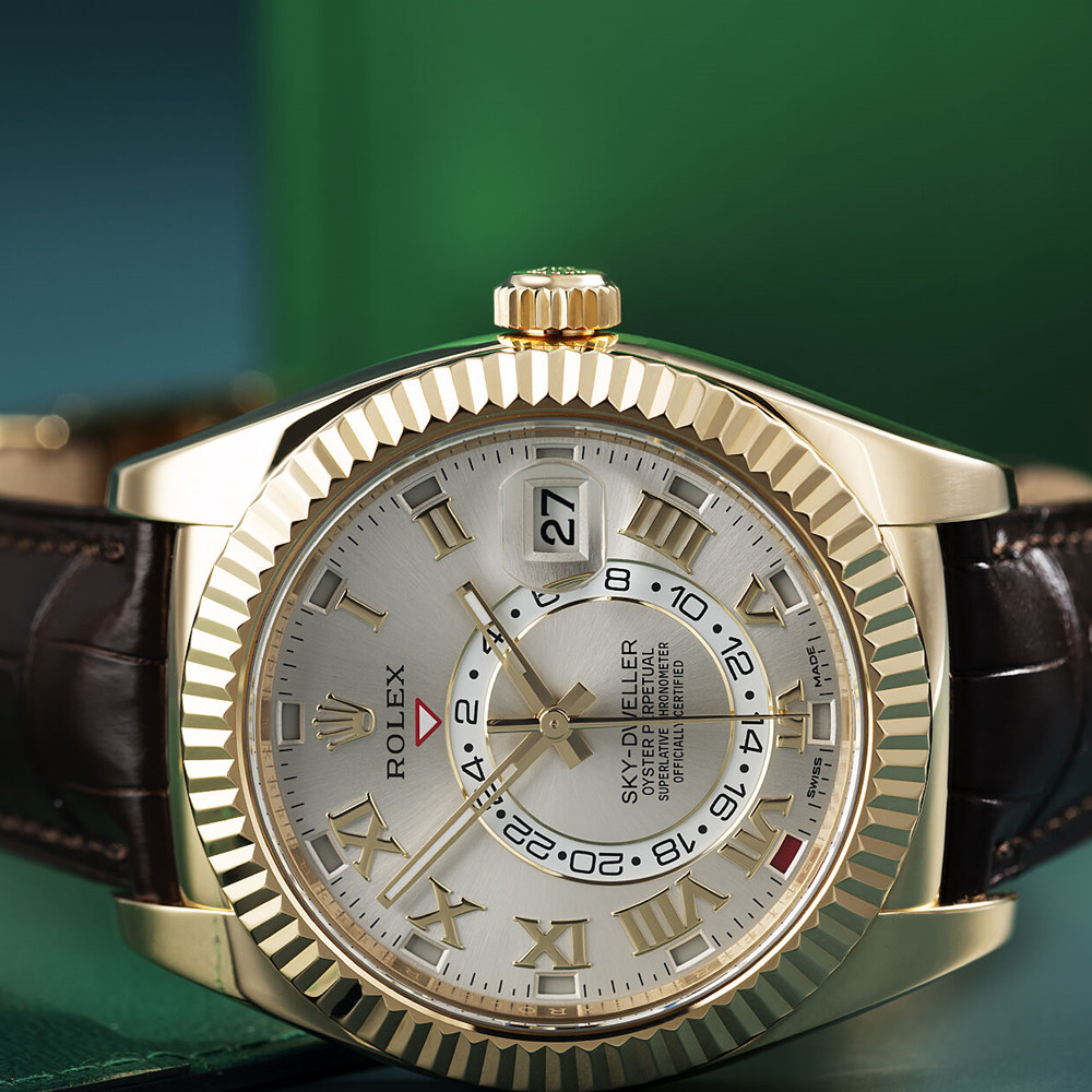 Rolex Sky Dweller Silver Dial 326138 - WatchesReplica.is