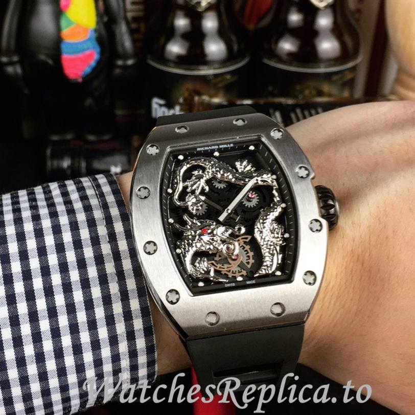 Richard Mille Replica RM57-01 Rubber strap 50MM - WatchesReplica.is