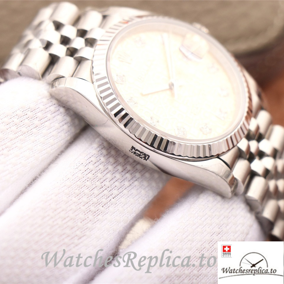 Swiss Rolex Datejust Replica 126233 Stainless steel strap 36MM - WatchesReplica.is