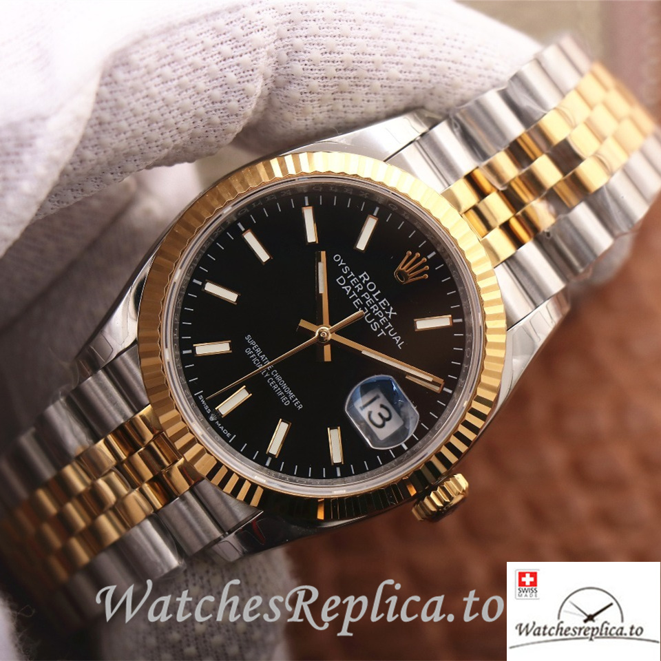 Swiss Rolex Datejust Replica 126233 Stainless steel strap 36MM - WatchesReplica.is