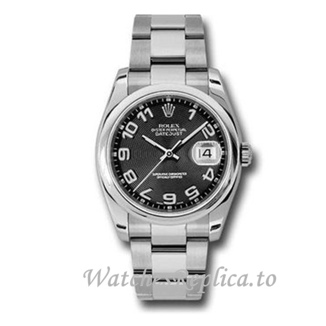 Replica Rolex Datejust 116200-17 36MM Stainless steel strap Mens Watch - WatchesReplica.is
