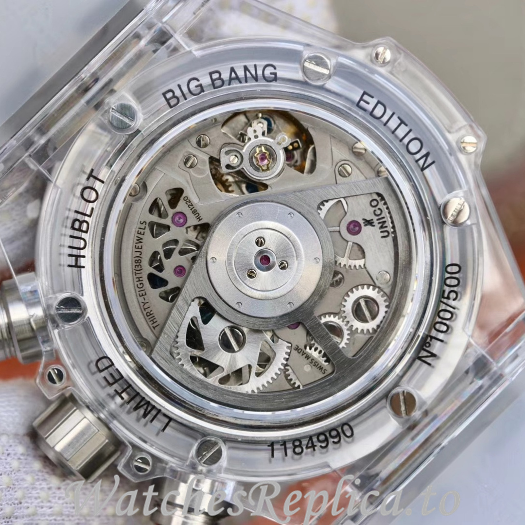 Hublot Replica 411.JX.4802.RT Rubber strap 45MM - WatchesReplica.is