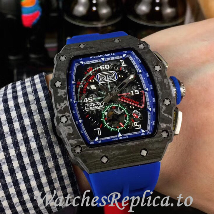 Richard Mille Replica RM11-04 Rubber strap 50MM - WatchesReplica.is