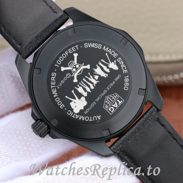 Tag Heuer Replica Aquaracer Leather strap 43MM - WatchesReplica.is