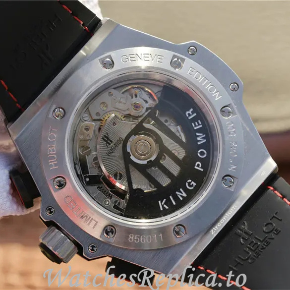 Hublot Replica King Power F1 Leather strap 48MM - WatchesReplica.is