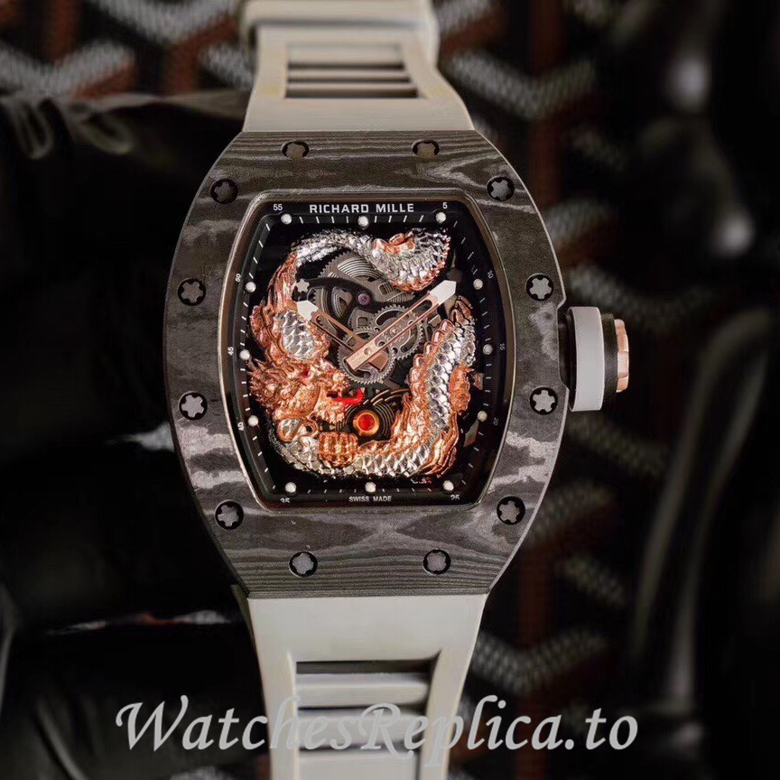 Richard Mille Replica RM57-03 Rubber strap 50MM - WatchesReplica.is