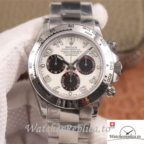 Swiss Rolex Daytona Replica 116509 Stainless steel strap 40MM - WatchesReplica.is