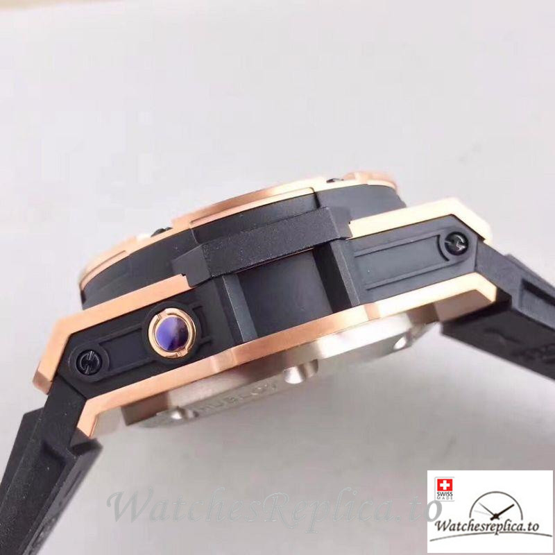 Swiss Hublot King Power Musee Oceanographique Monaco Replica 731.OX.1170.RX Black Strap 48MM - WatchesReplica.is