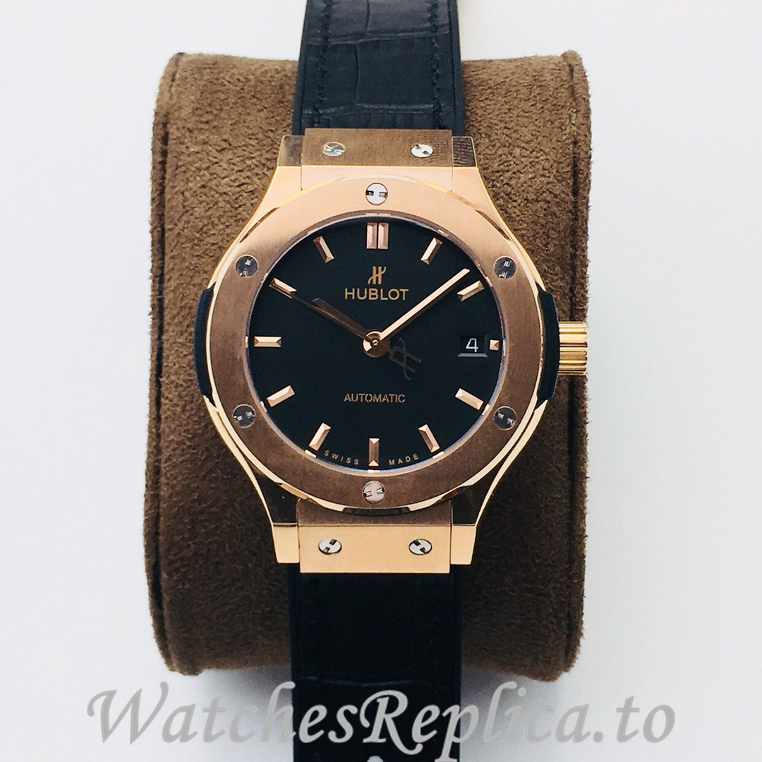 Hublot Replica Classic-Fusion-Series Leather strap 38MM - WatchesReplica.is