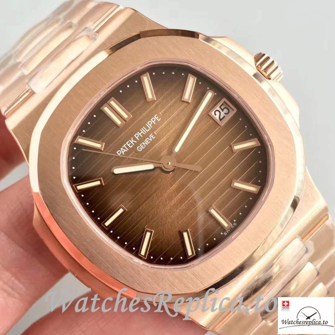 Swiss Patek Philippe Nautilus Replica 5711/1R-001 Stick Markers 40MM - WatchesReplica.is