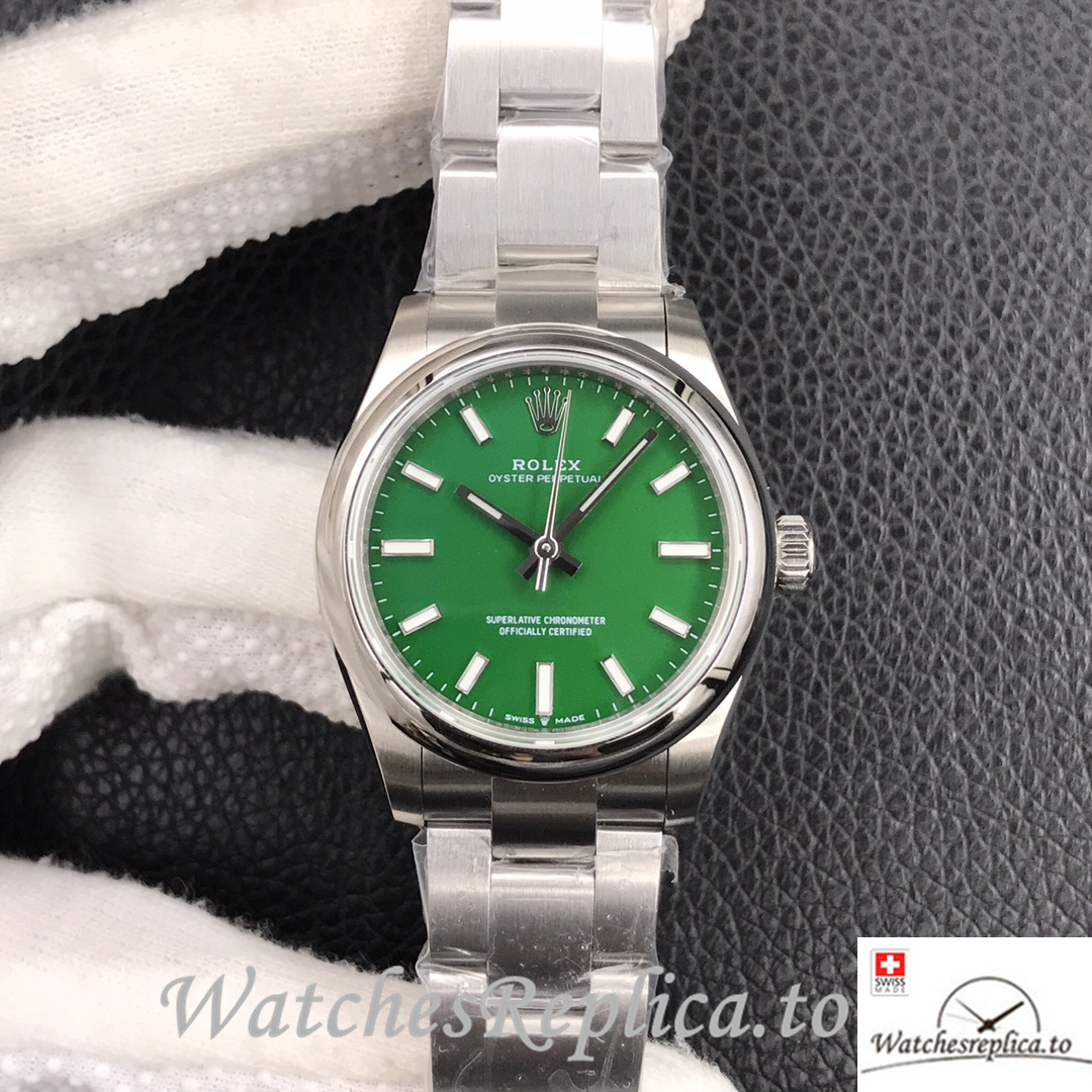 Swiss Rolex Oyster Perpetual Replica 277200 Stainless steel strap 31MM - WatchesReplica.is