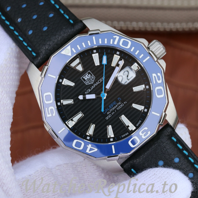 Tag Heuer Replica Carrera CAV514C.FC8171 Leather strap 43MM - WatchesReplica.is