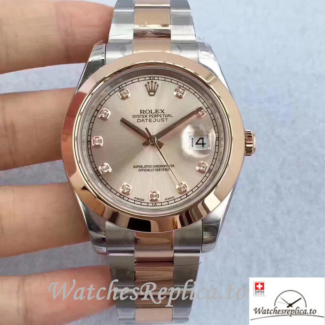 Swiss Rolex Datejust Replica 126301 Stainless steel strap 41MM - WatchesReplica.is