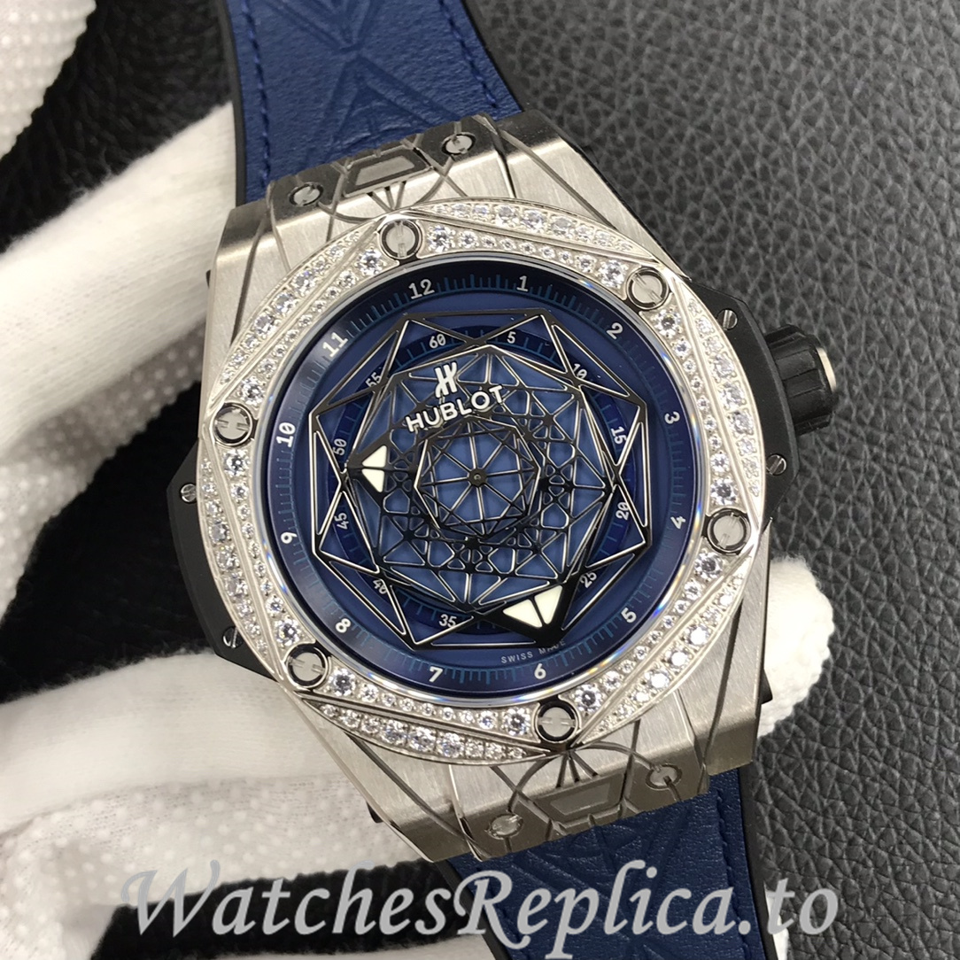 Hublot Replica Big Bang Series Tattoo Rubber strap 45MM - WatchesReplica.is