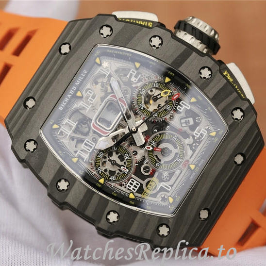 Richard Mille Replica RM11-03 Rubber strap 50MM - WatchesReplica.is