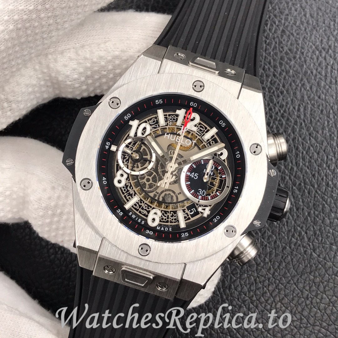 Hublot Replica 411.NM.1170.RX Rubber strap 45MM - WatchesReplica.is