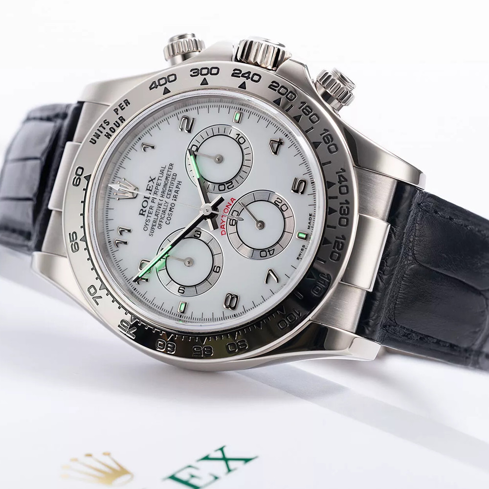 Rolex Daytona White Dial 116519 - WatchesReplica.is