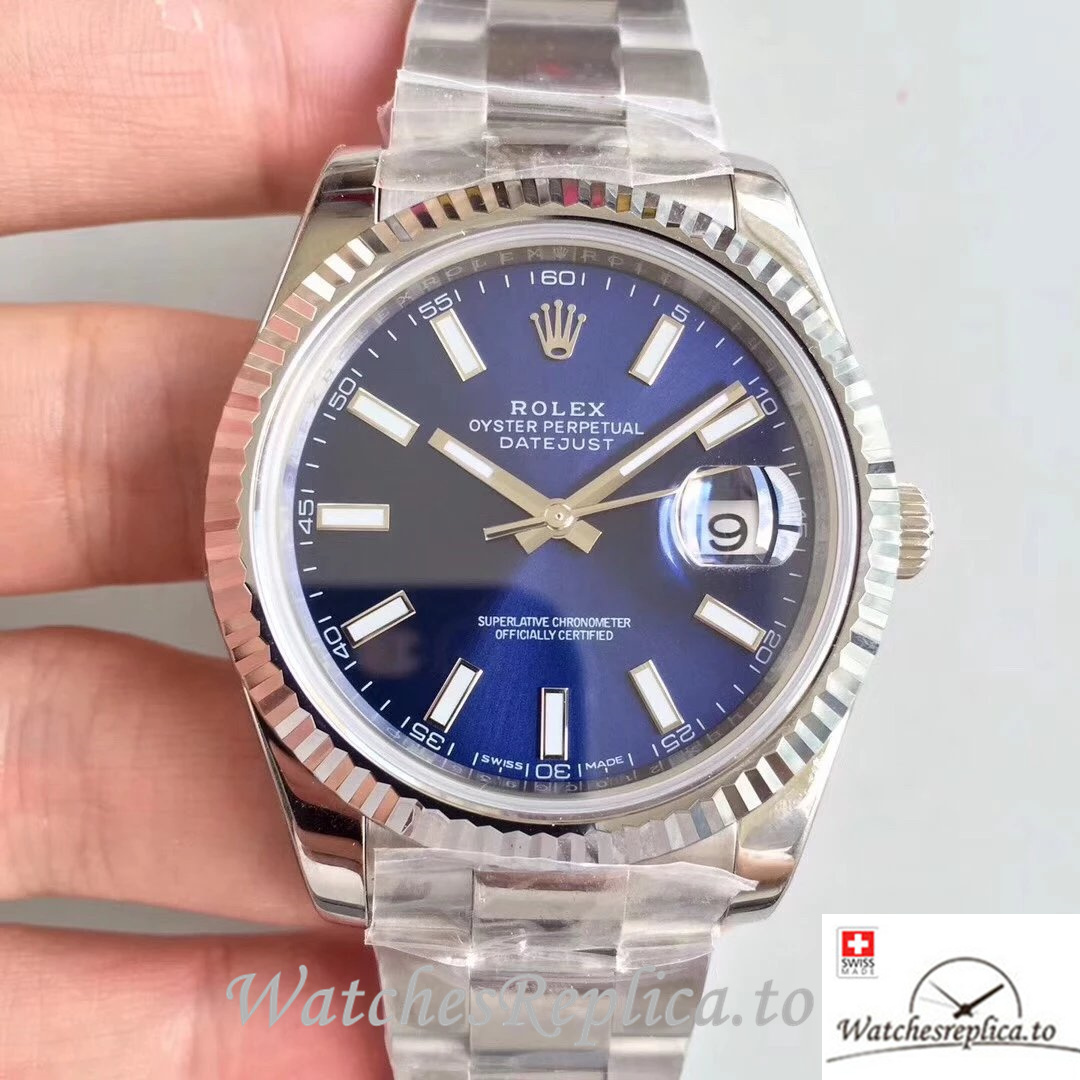 Swiss Rolex Datejust Replica 116334 Stainless steel strap 41MM - WatchesReplica.is