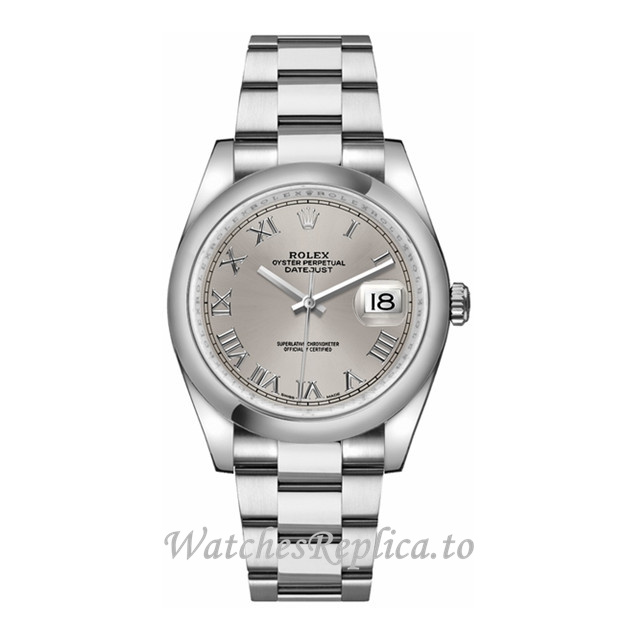 Replica Rolex Datejust 116200-12 36MM Stainless steel strap Mens Watch - WatchesReplica.is
