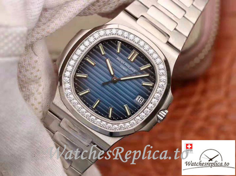 Swiss Patek Philippe Nautilus Jumbo Replica 5711 004 Stick Markers 40MM - WatchesReplica.is