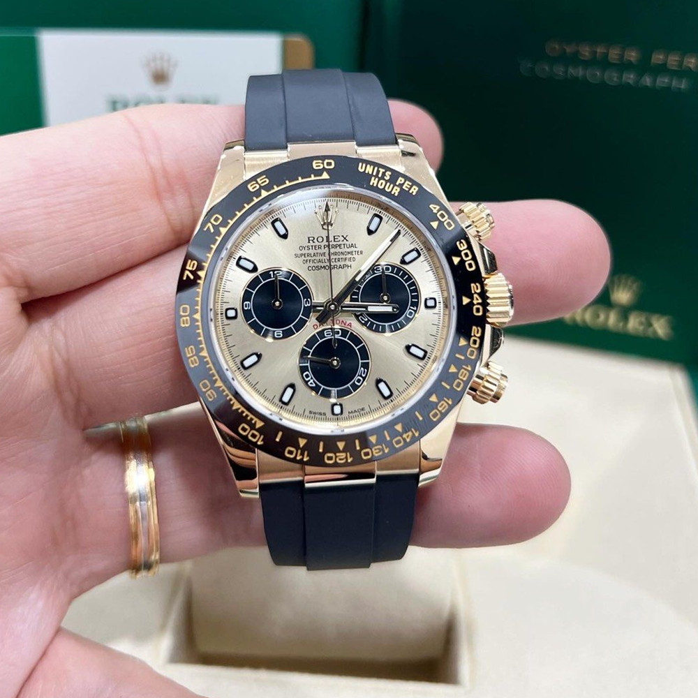 Rolex Daytona Yellow Gold Dial 116518LN - WatchesReplica.is