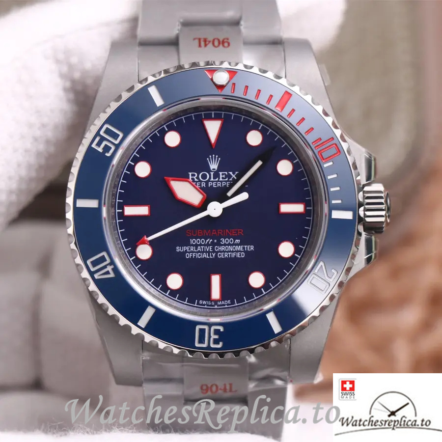 Swiss Rolex Submariner Replica 114060 Stainless steel strap 40MM - WatchesReplica.is