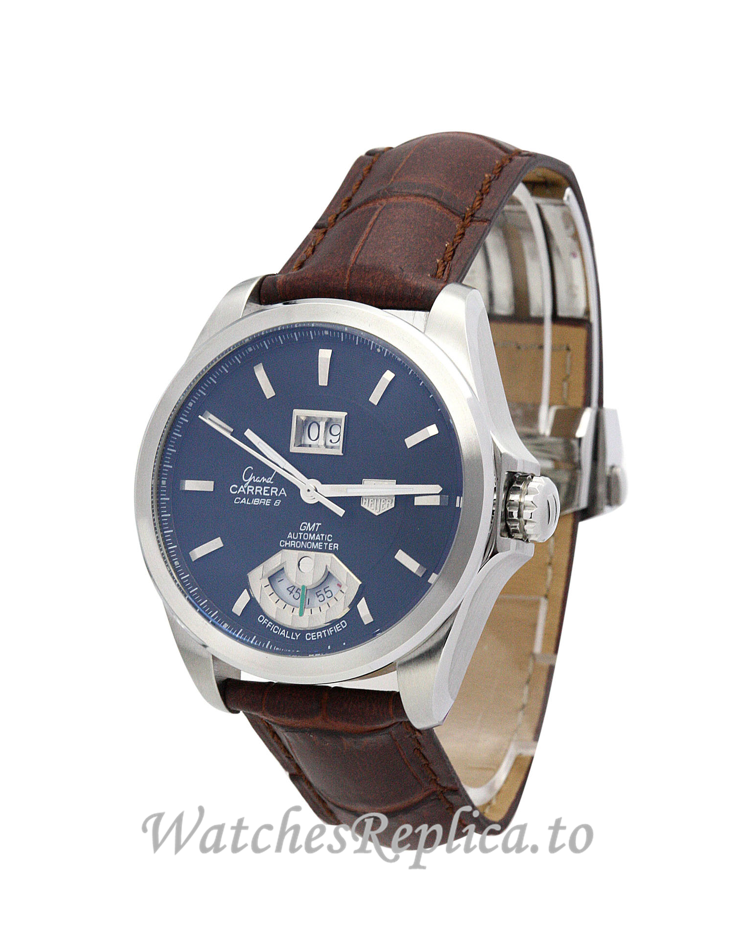 Tag Heuer Grand Carrera Brown Dial WAV5113.FC6231 43 MM - WatchesReplica.is