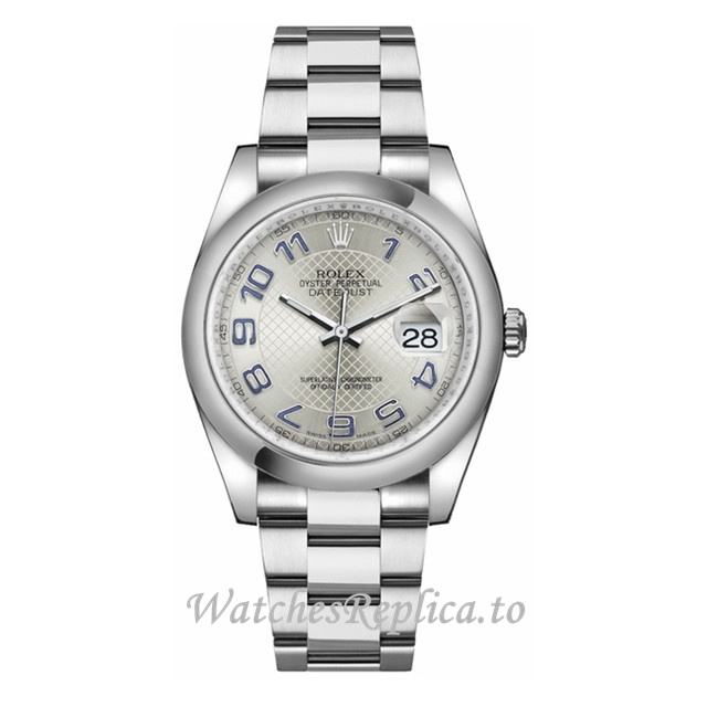 Replica Rolex Datejust 116200-18 36MM Stainless steel strap Mens Watch - WatchesReplica.is