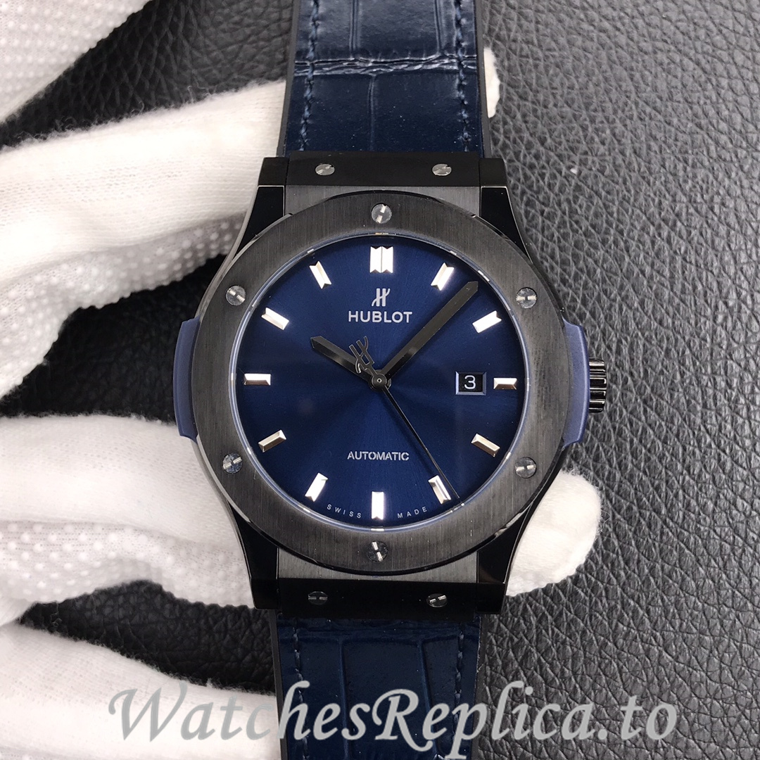 Hublot Replica Classic Fusion Series Leather strap 45MM - WatchesReplica.is