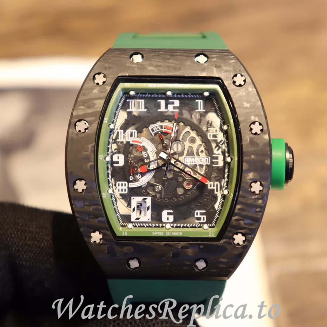 Richard Mille Replica RM030 Rubber strap 50MM - WatchesReplica.is