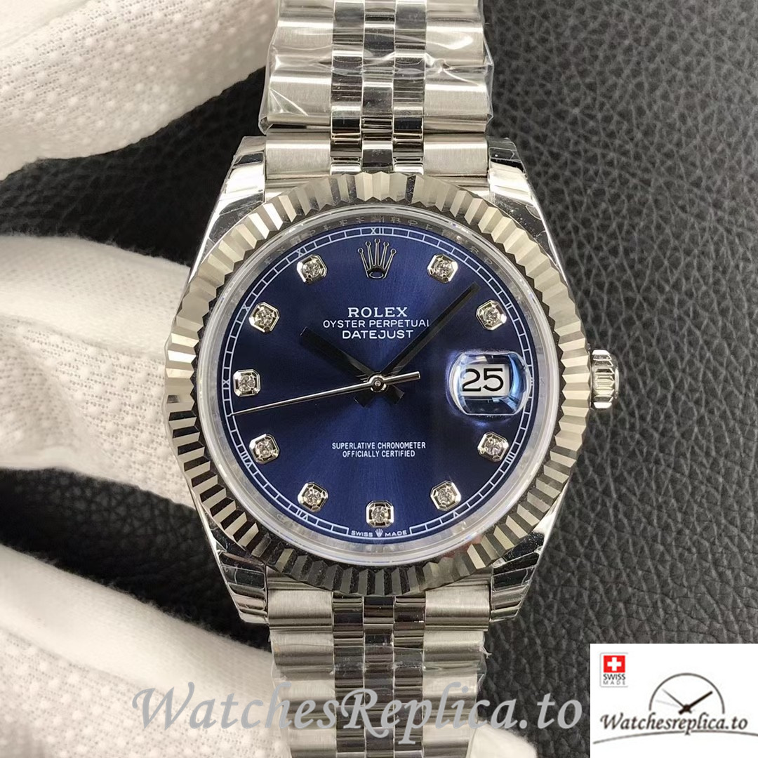 Swiss Rolex Datejust 126233 Replica Stainless steel strap 36MM - WatchesReplica.is
