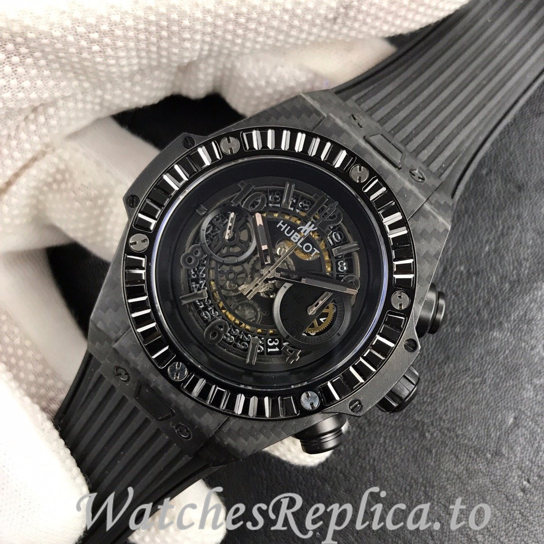 Hublot Replica 411.NM.1170.RX Rubber strap 45MM - WatchesReplica.is