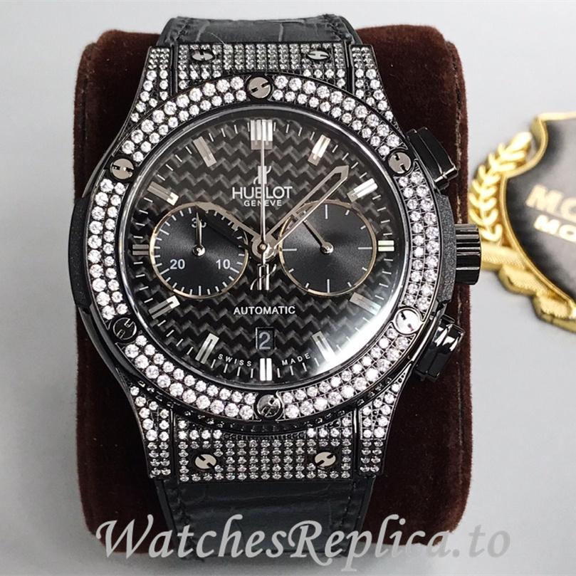 Hublot Replica Classic Fusion Leather strap 45MM - WatchesReplica.is